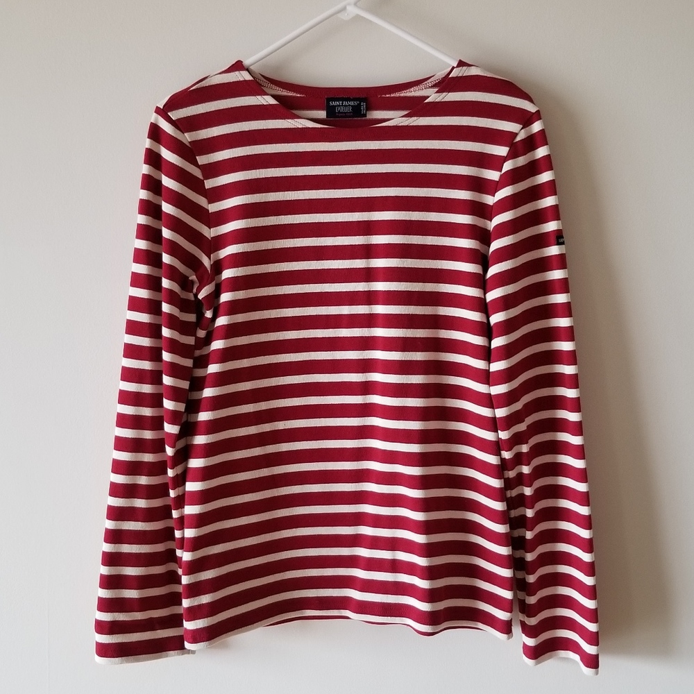 ❤️ Saint James Persan/Ecru Stripe Shirt